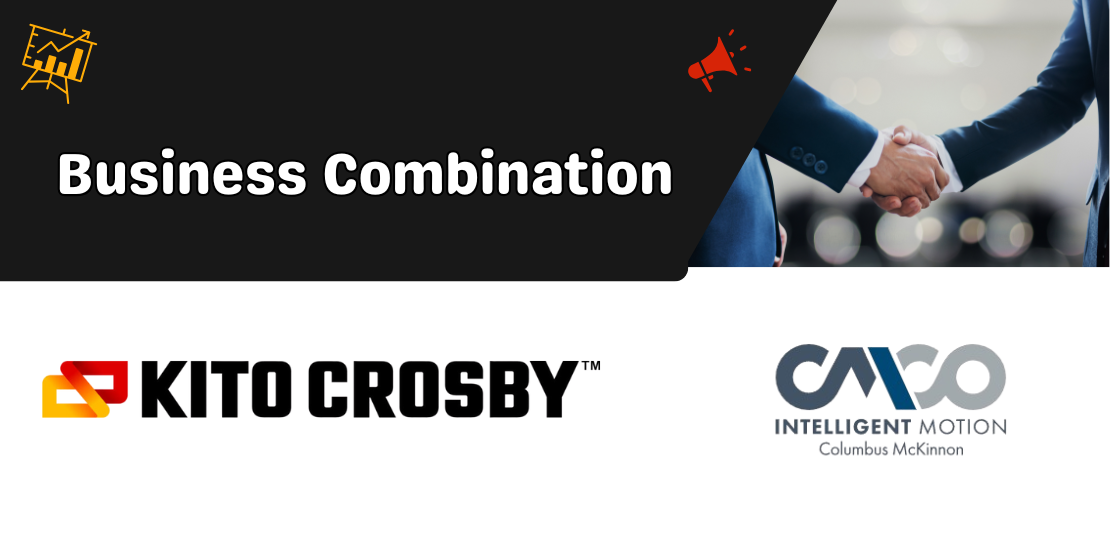 Columbus McKinnon to combine with Kito Crosby delivering compelling value creation